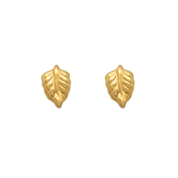 Elegant Leaf Stud Earrings