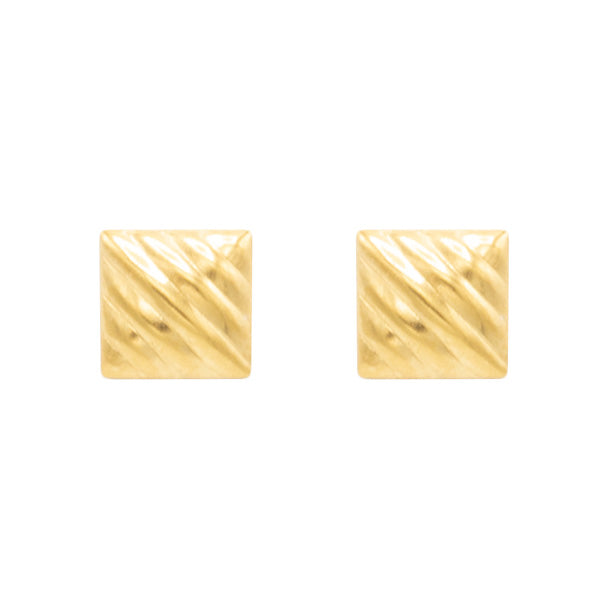 Textured Square Studs